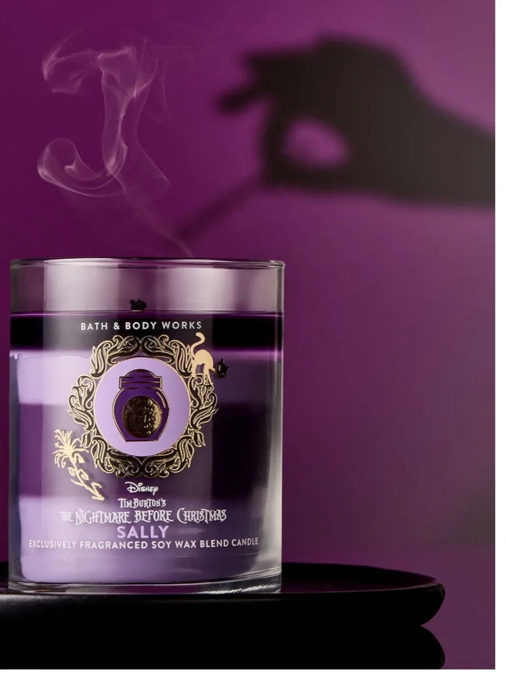 “New” Set of 2 Bath & Body Works 'Sally' The Nightmare Before Christmas Candles